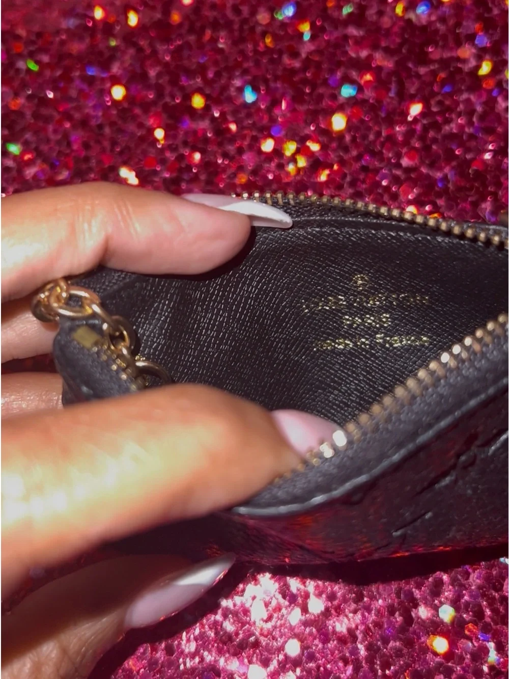 Other black embossed